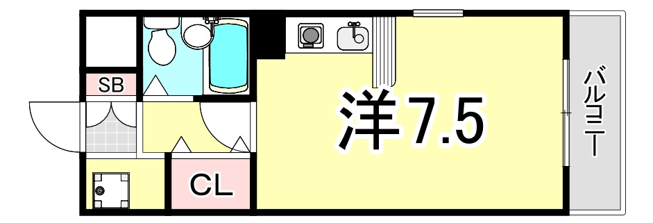 クレスト夙川の間取り