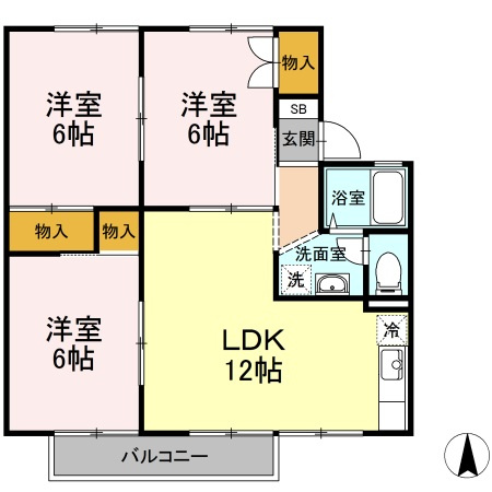 第2エントピア富田の間取り