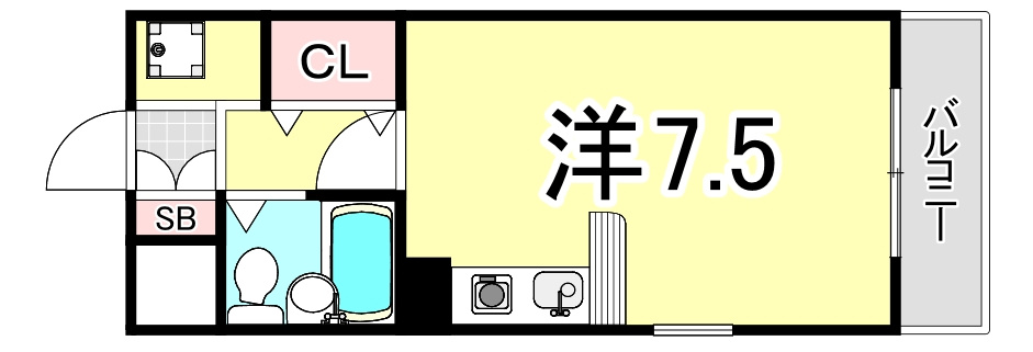 クレスト夙川の間取り