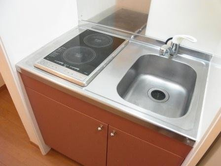 ２口電気コンロ