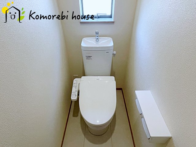 北本市宮内　２期　新築一戸建て　ハートフルタウン　Qのトイレ|トイレです