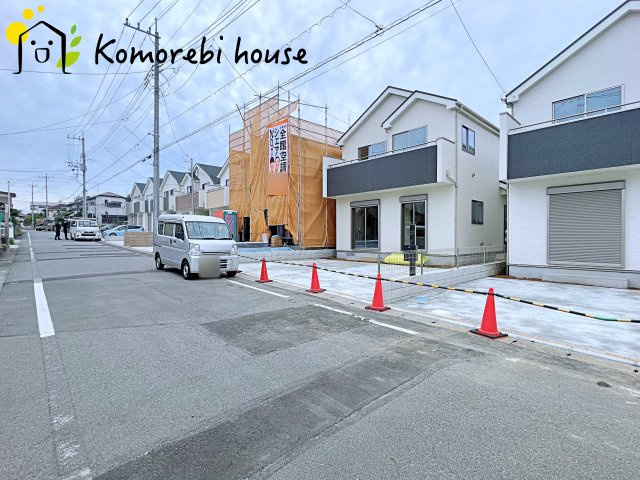 北本市宮内　２期　新築一戸建て　ハートフルタウン　Qの前面道路含む現地写真|前面道路含む現地写真です