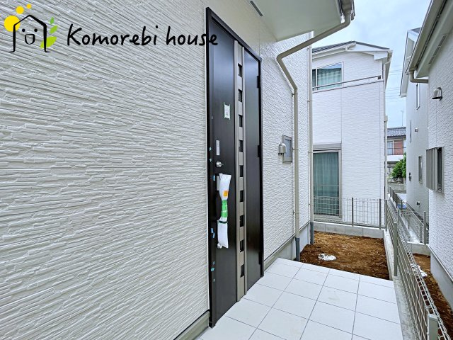 北本市宮内　２期　新築一戸建て　ハートフルタウン　Qの玄関|シンプルで使いやすい玄関です