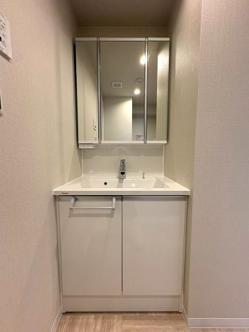朝日プラザ伏見桂川の独立洗面台