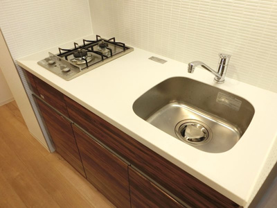 【キッチン】 | 新品家具付きマンション東神田8(KaGood東京)