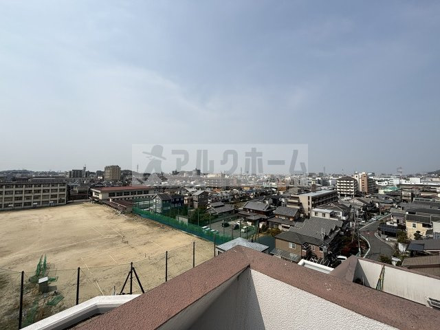 玉手山サンハイツの展望