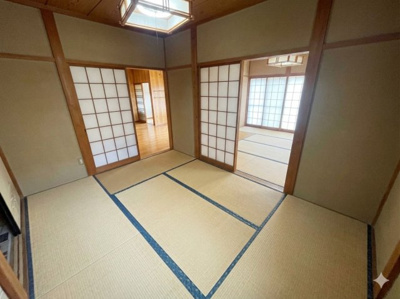 【和室】 | 笠間市笠間2LDK平家中古住宅 | 室内をイメージしやすくするため、一部のお荷物を加工で消去しております。