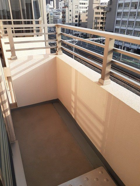 メリア北浦和のバルコニー