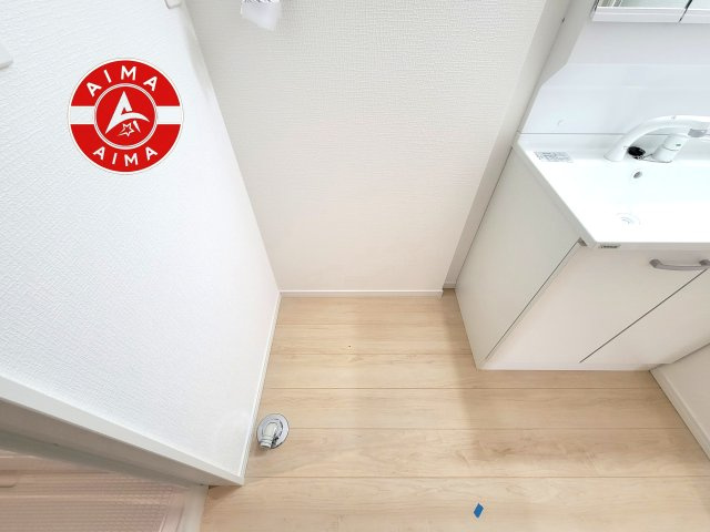 古賀市天神1丁目第9-2棟（2号棟）のランドリースペース|ランドリースペースは広さもたっぷり。