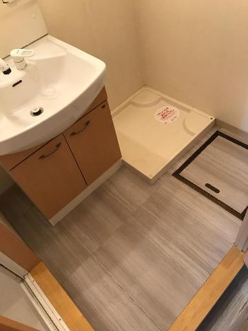 サンタプレイスの洗面所|洗髪洗面化粧台