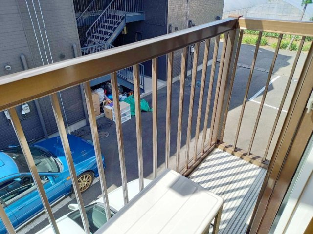 アメニティ津志田　Ａのバルコニー