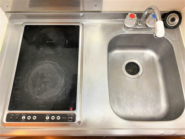 レオパレスＭＯＯＮのキッチン|設備・仕様は号室により異なる為、現況を優先します。