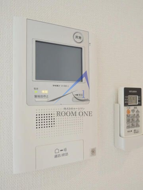 スカイコート品川パークサイドⅡのセキュリティ|モニター付インターホンです。