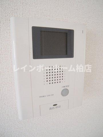 仲介手数料（賃料の1.10ヵ月）の50％OFF対象物件！のセキュリティ|モニタ付インターホンです