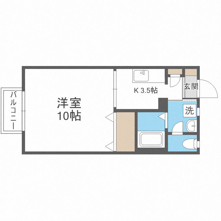 アンジェリークの間取り|別号数タイプ