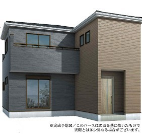 越谷弥十郎　新築戸建の完成予想図