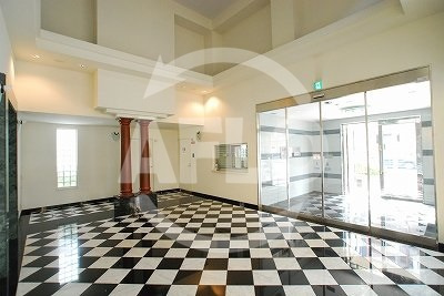 エステムコート難波ミューステージのロビー|エステムコート難波ミューステージ　開放的なロビー