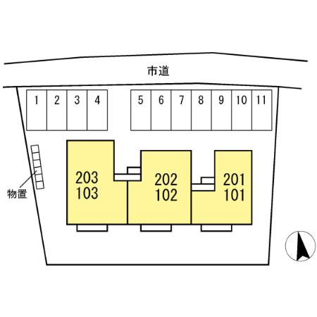 ルピナスＫｅｉの区画図
