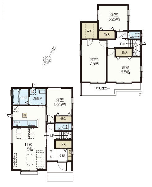 北本市宮内　２期　新築一戸建て　ハートフルタウン　R