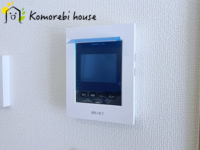 北本市宮内　２期　新築一戸建て　ハートフルタウン　Rの防犯設備|モニター付インターホンです