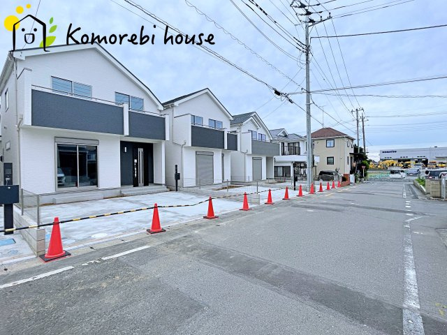 北本市宮内　２期　新築一戸建て　ハートフルタウン　Rの前面道路含む現地写真|前面道路含む現地写真です