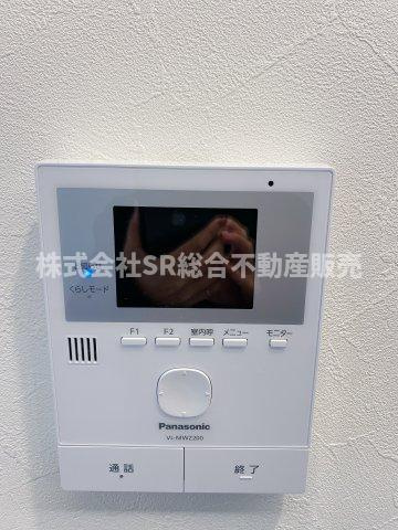 角田2丁目中古戸建の防犯設備|モニター付きインターホンがあり女性やお子様にも安心です！