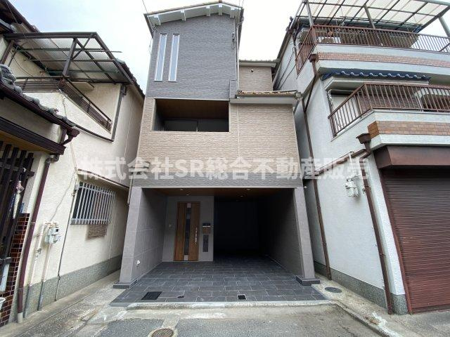 角田2丁目中古戸建の外観|安心の鉄骨造♪フルリノベーション済みで室内大変キレイ！