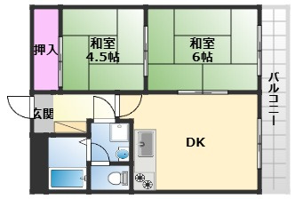 【間取り】 | シャトーラベニヤ宮川