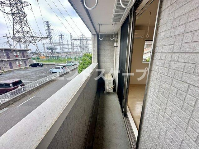 エスポワール　Ｂのバルコニー|高崎、前橋のお部屋探しはエンドスケープまで！お客様の理想お聞かせ下さい♪