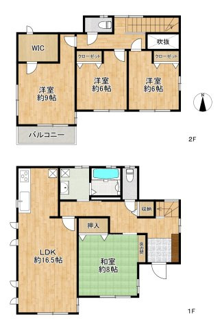 【積水ハウス施工住宅】宮城郡利府町皆の丘の間取り