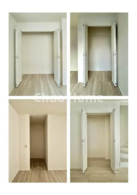 荒川区町屋6丁目新築分譲住宅の収納|居室にはクローゼットを完備し、自由度の高い家具の配置が叶うシンプルな空間です。お子様の成長と必要になる子供部屋を与えるにはぴったりの間取りですね。