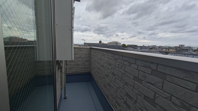 アート高槻のバルコニー