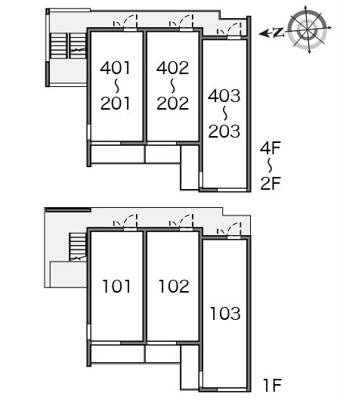 【区画図】 | クレイノナカロクフォー
