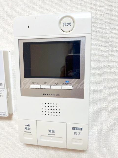 エスティガーデンのセキュリティ|モニター付きインターホン♪