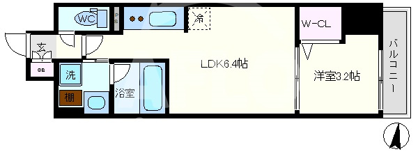 アーバネックス京町堀の間取り|アーバネックス京町堀　間取り