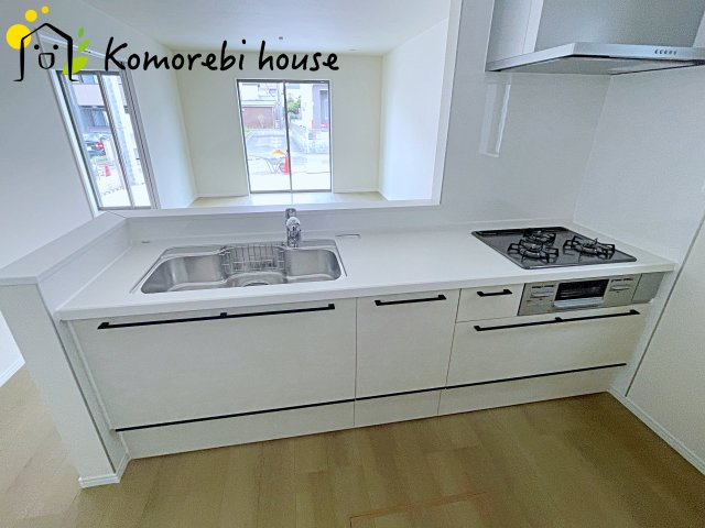 北本市宮内　２期　新築一戸建て　ハートフルタウン　Sのキッチン|きれいなキッチンです