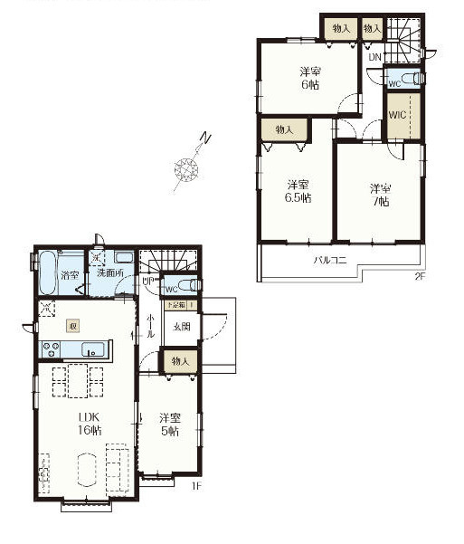北本市宮内　２期　新築一戸建て　ハートフルタウン　S