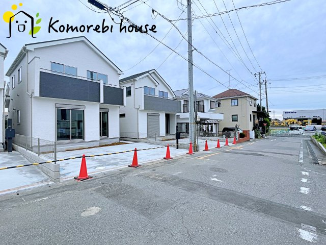 北本市宮内　２期　新築一戸建て　ハートフルタウン　Sの前面道路含む現地写真|前面道路含む現地写真です
