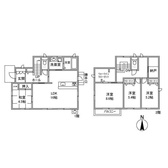 【間取り】 | 森町中３丁目戸建