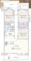 【間取り】 | 保谷ガーデンハウス：南東向き角部屋につき陽当り・眺望・通風良好！全居室収納・窓が付いた３ＬＤＫリノベーション物件は住設備も充実！