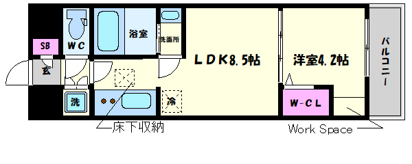 アーバネックス新町の間取り|アーバネックス新町　間取り