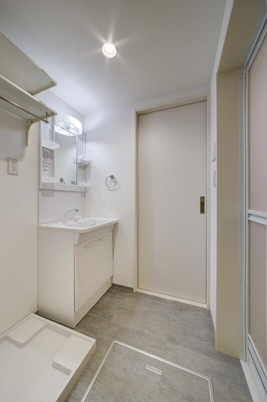 大和市渋谷２丁目のアパートの洗面所