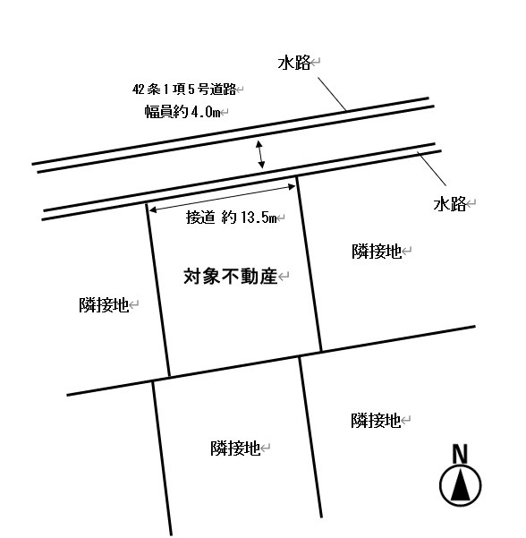 仏生山町乙　土地の土地図