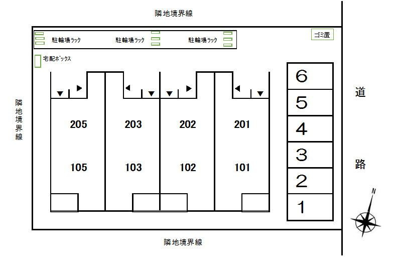 エルディム助光Ⅱの区画図