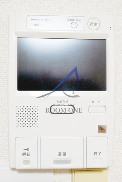 アーバンロジェ西浅草のセキュリティ|モニター付きインターホンです。