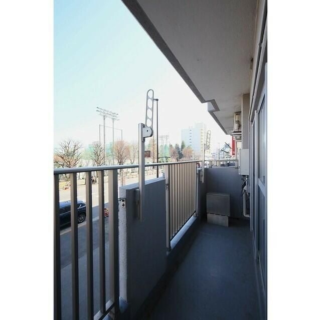 トーア早稲田マンションのバルコニー