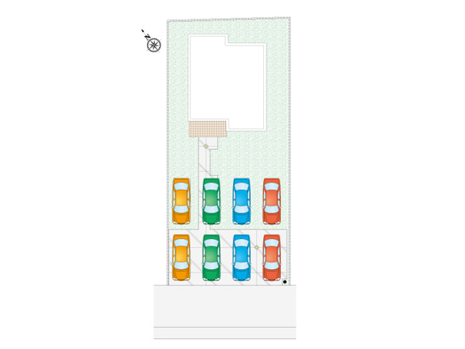 【区画図】 | 加須市馬内1期8区画　新築戸建　全8棟　6号棟
