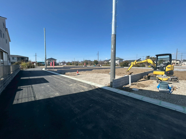 【前面道路含む現地写真】 | 加須市馬内1期8区画　新築戸建　全8棟　6号棟