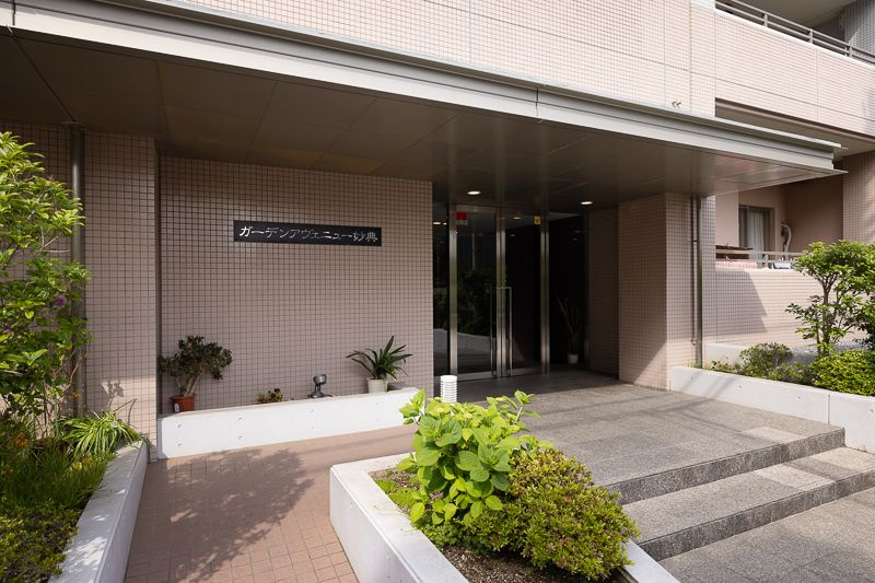 ガーデンアヴェニュー妙典のエントランス