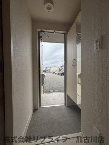 セジュール加佐Bの玄関